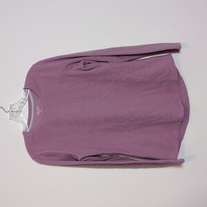 Tek Gear Purple Fleece Crewneck Pullover Sweatshirt Shirt